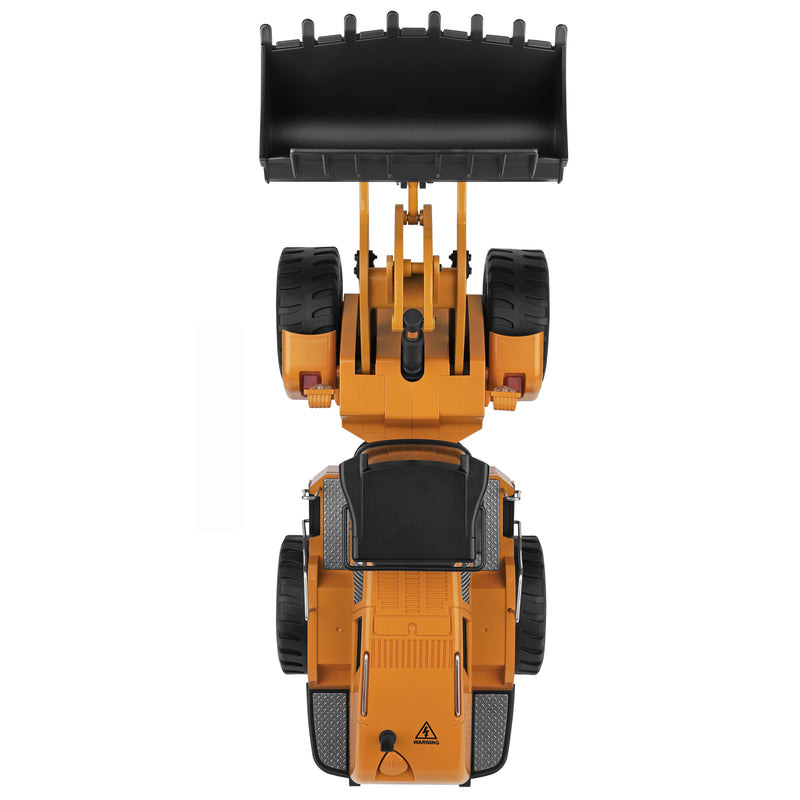 Load image into Gallery viewer, WLtoys RC Bulldozer 1:14 Scale High Simulation 2.4G Independent Control Analog Hydraulic Telescopic Design with Light and Sound