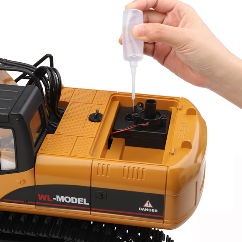 Load image into Gallery viewer, WLtoys RC Excavator 1:16 Full Simulation Structure Design 2.4G Independent Control Alloy Crawler with Light and Sound