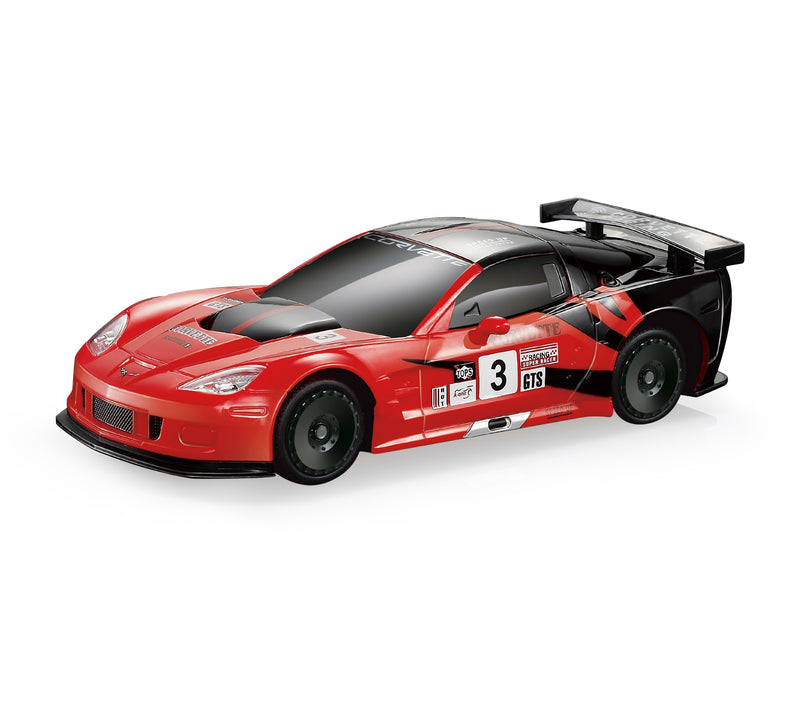 Load image into Gallery viewer, Corvette C6.1:18 Scale RC Car - PWM Speed Regulator Brushed Motor, 2.4GHz Remote, LED Lights (Red/Yellow/White)