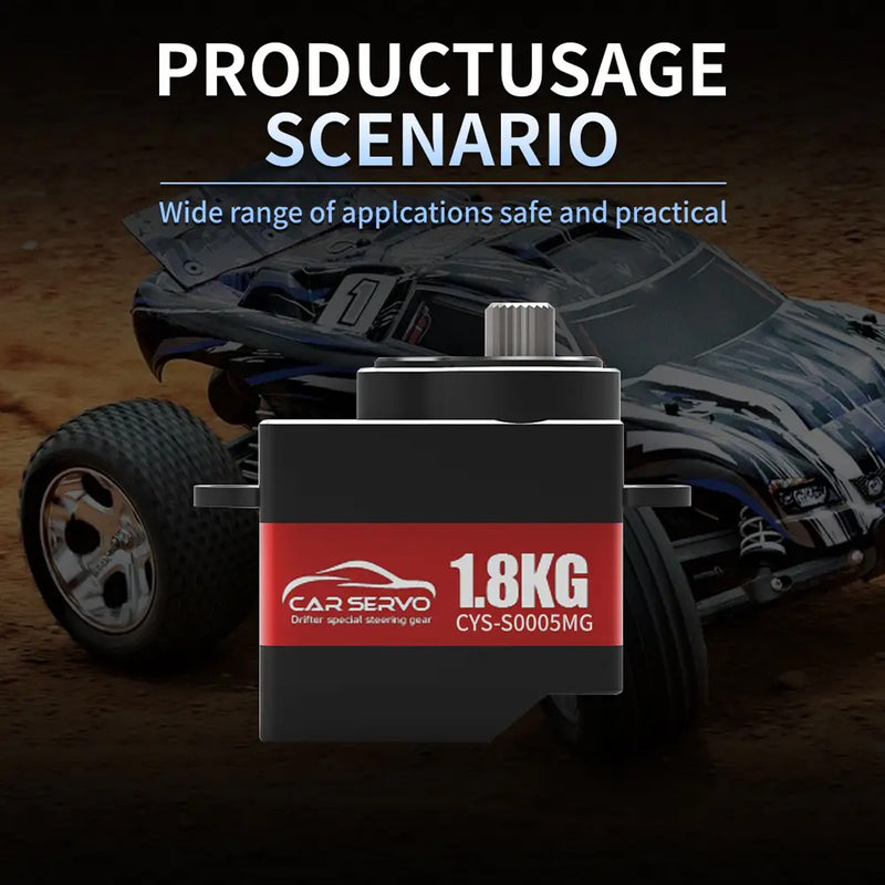 Load image into Gallery viewer, S0005MG 1.8kg.cm Stall Torque Full Metal Digital Coreless mini Servo Gear Motor For Mini RC Car & Accs,1 Pack (Direct Factory Sale)
