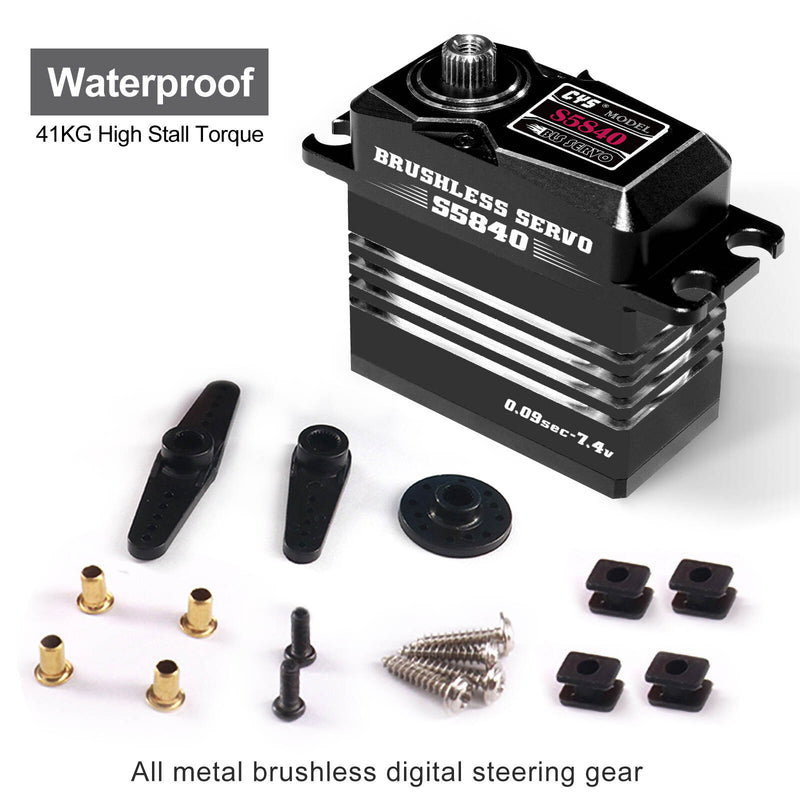 Load image into Gallery viewer, BLS5840 Waterproof Digital RC Servo with All-Metal Gear, 40kg·cm Torque, Standard Size,1 Pack(Direct Factory Sale)