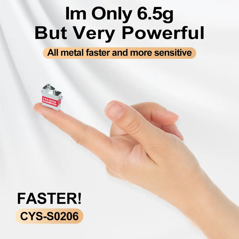 Load image into Gallery viewer, S0206 Micro Full Aluminium Case Servo Coreless Motor Digital RC, 1 Pack (Direct Factory Sale)