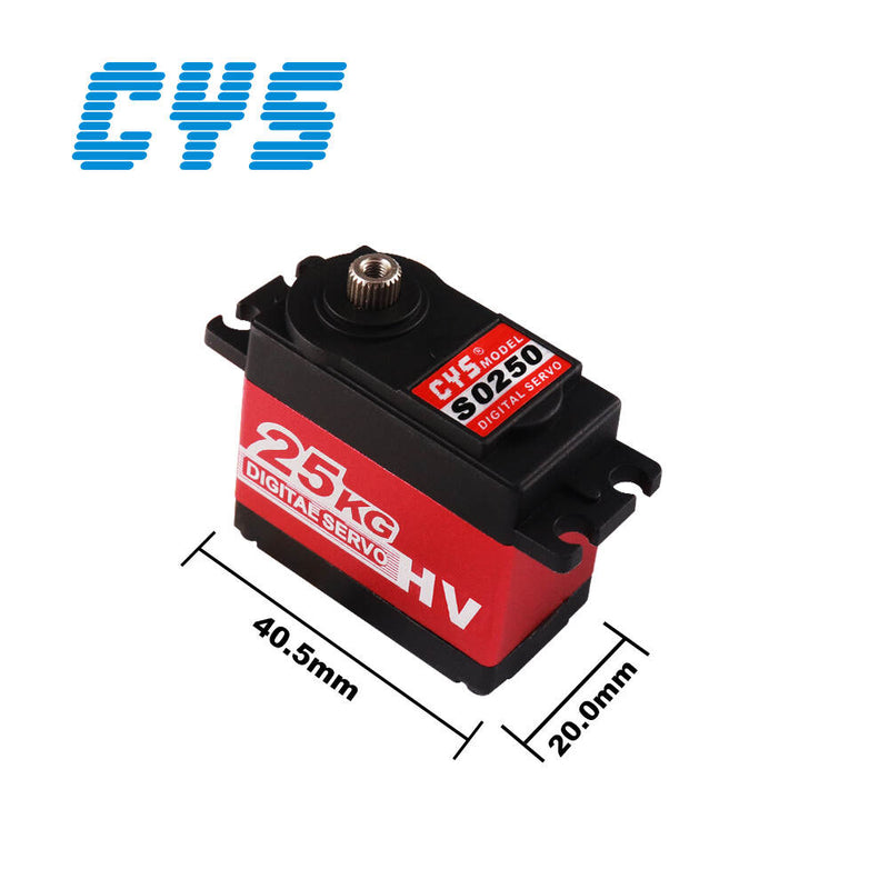 Load image into Gallery viewer, S0250 20KG/25KG High Precision & Waterproof Servo, 25kg Torque for Powerful Control in 1/10 RC Cars, 1 Pack(Direct Factory Sale)