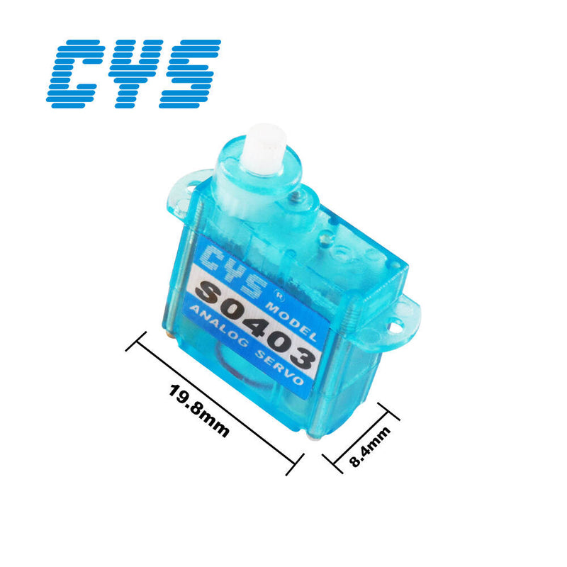 Load image into Gallery viewer, S0403 High-Speed Mini & Micro Servo with Plastic Case, 4.3g, for RC Micro Planes,1 Pack(Direct Factory Sale)