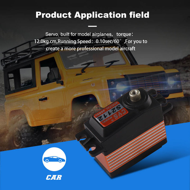 Load image into Gallery viewer, S2112 21 Series Digital Servo, Coreless Motor & Alloy Case for High Torque & Speed in Model Airplanes, 1 Pack(Direct Factory Sale)