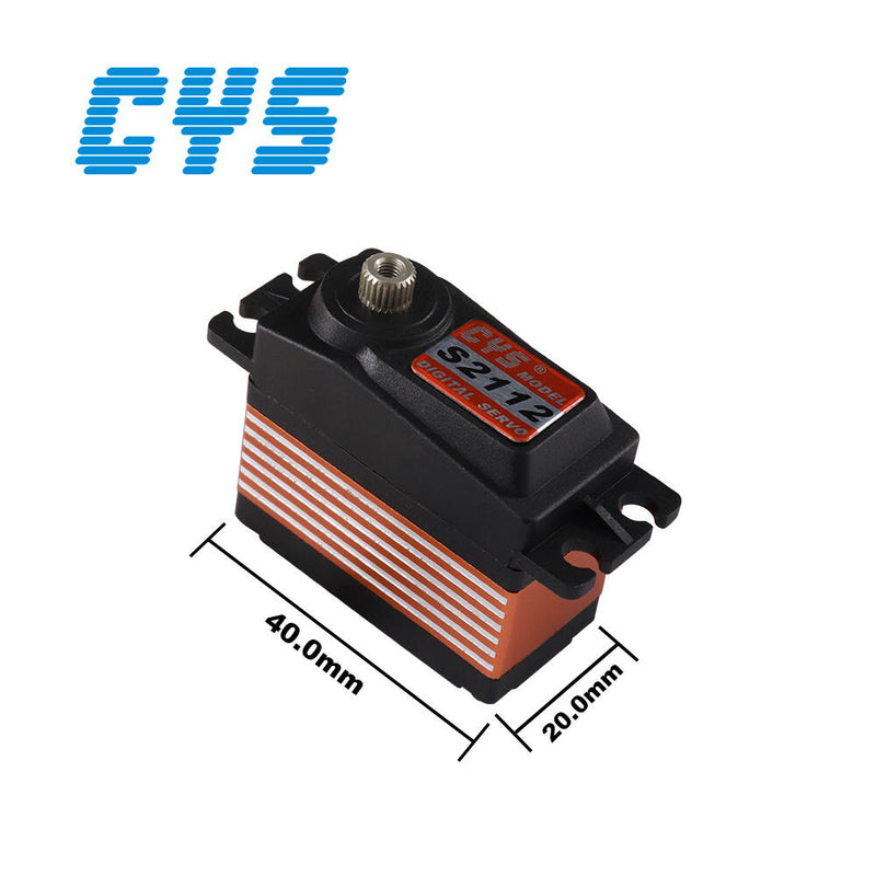 Load image into Gallery viewer, S2112 21 Series Digital Servo, Coreless Motor & Alloy Case for High Torque & Speed in Model Airplanes, 1 Pack(Direct Factory Sale)