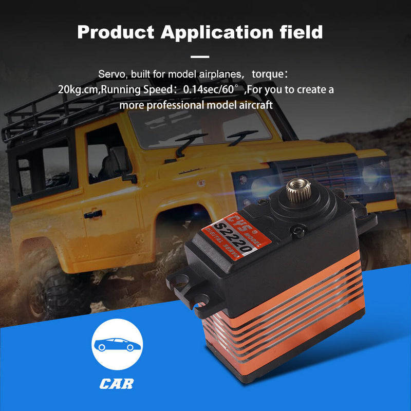 Load image into Gallery viewer, S2220 22 Series Digital Servo with Hight Performance and 45° Operating Angle for Precise Control,1 Pack(Direct Factory Sale)