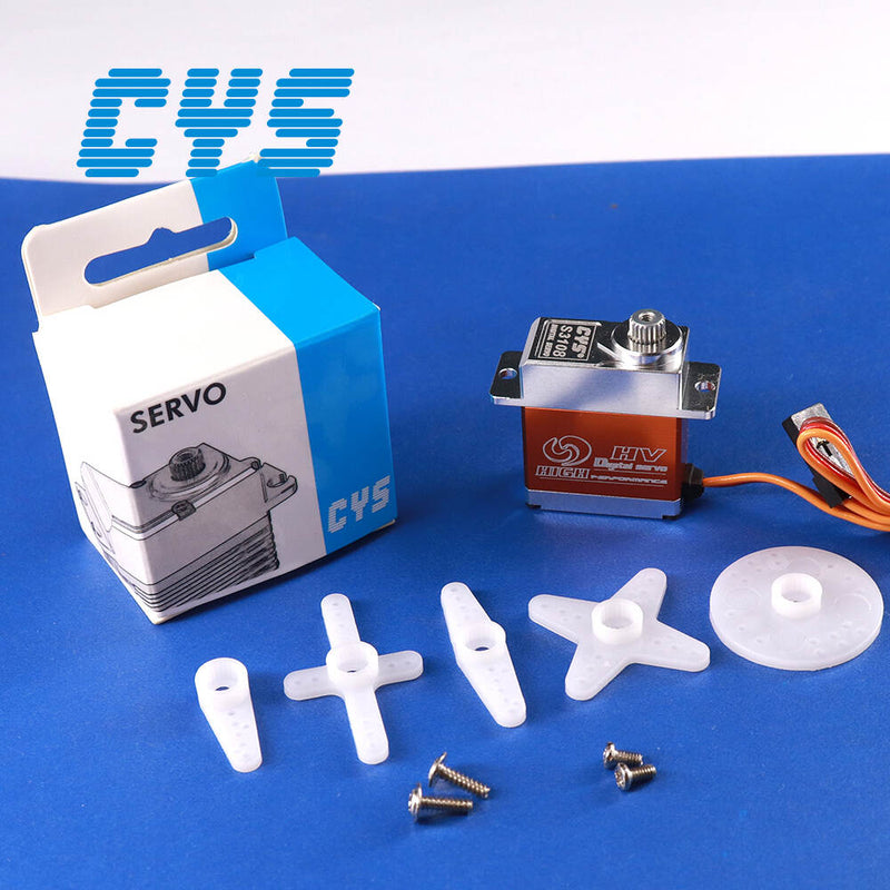 Load image into Gallery viewer, S3108 450 Helicopter Servo with 4µs Dead Band, Compact 23x12x28.5mm & 180mm Connector Wire,1 Pack(Direct Factory Sale)