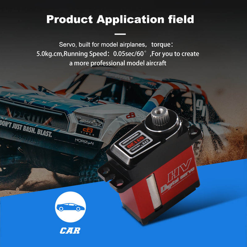 Load image into Gallery viewer, S3120 450 Helicopter Servo, 20g Lightweight & Compact High Performance with Alloy & Metal Case, 1 Pack(Direct Factory Sale)