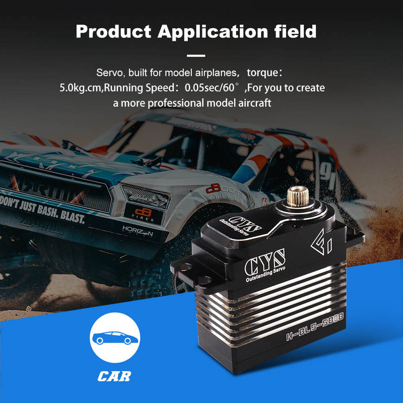 Load image into Gallery viewer, H-BLS-5808 58 Series Brushless Servo with Full Aluminum Case & Titanized Gears,1 Pack(Direct Factory Sale)