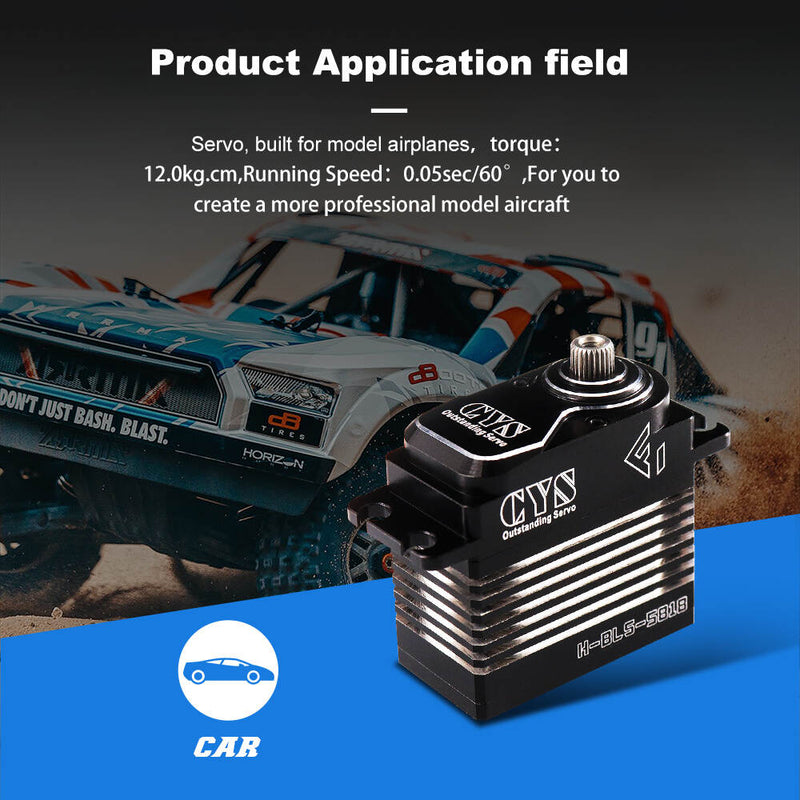 Load image into Gallery viewer, H-BLS5830 58 Series Brushless Servo with Full Aluminum Case, 72g Lightweight & Compact Design,1 Pack(Direct Factory Sale)