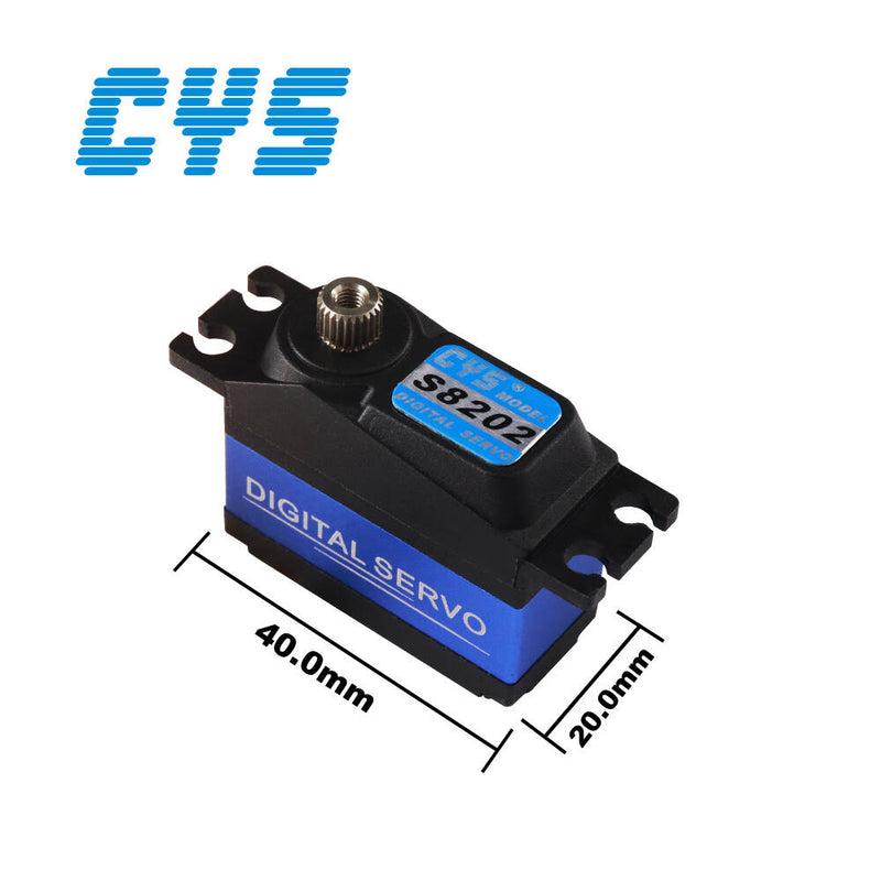 Load image into Gallery viewer, S8202 500 Helicopter Digital Servo High Performance with Alloy & Metal Case, Coreless Motor for Precision Control ,1 Pack(Direct Factory Sale)