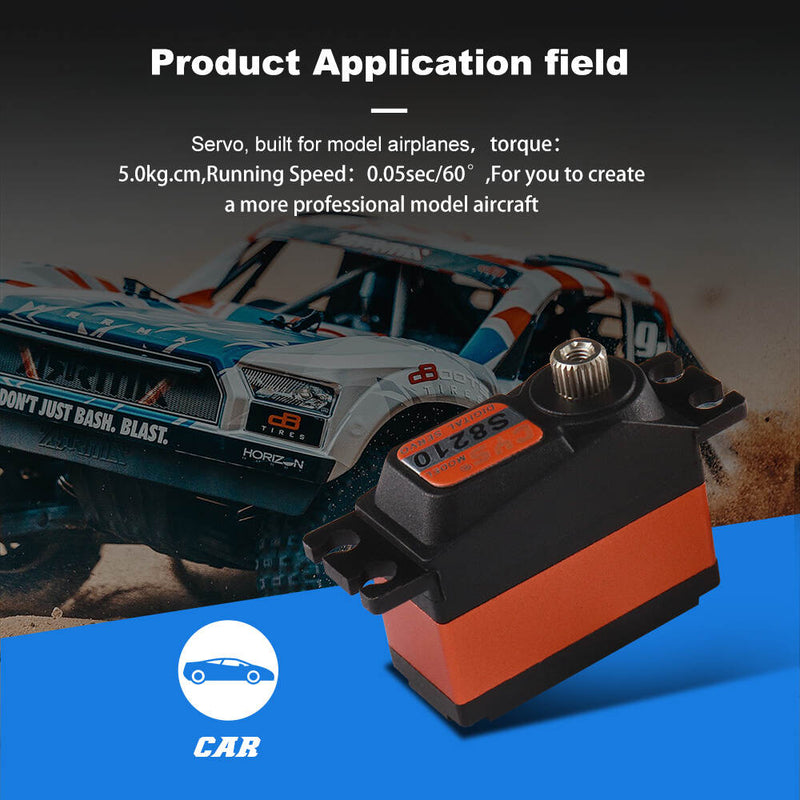 Load image into Gallery viewer, S8210 500 Helicopter Digital Servo with 0.08sec/60° Speed ,Hight Performance, Coreless Motor & High Precision Gear,1 Pack(Direct Factory Sale)