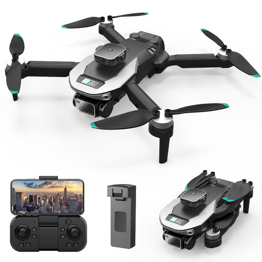 YiLe S150 Remote Control Drone Brushless Motor Aerial Photography High-Definition Optical Flow Electric Adjustment Dual Camera Obstacle Avoidance Aircraft