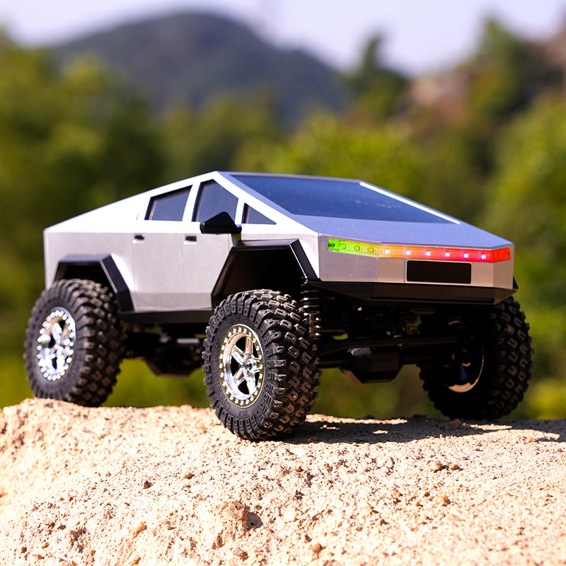 Load image into Gallery viewer, 1/18 Cybertruck Climbing Car 4WD OFF-ROAD Vehicle New Climbing Star Tow Speed Gearbox Mechanical Shift Through-Type Linked Headlights