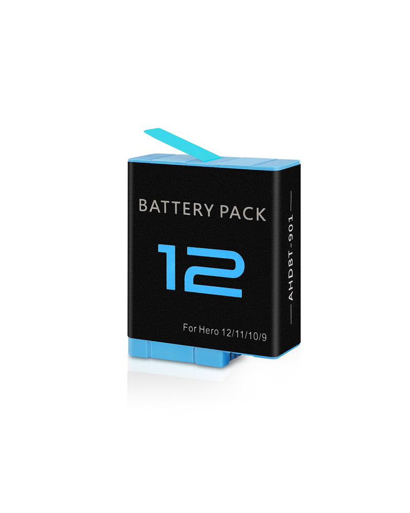 Load image into Gallery viewer, GoPro Hero 12 Battery 1800mAh 3.85V Replacement Camera Battery , Compatible with Hero 12/ Hero 11/ Hero 10/ Hero 9 Camera Accessories