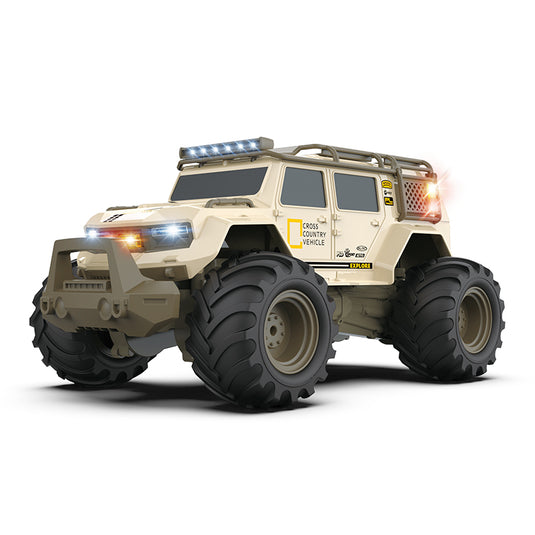 1/14 SL Off-Road Vehicle 2.4G Amphibious 4WD Five-Channel All-Terrain Remote Control Car, Rotating On The Spot Four-Wheel Drive (with lights + sound)