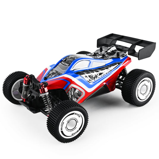GUOKAI 1/16 The large tire High-speed Remote control Off-Road Vehicle, Adopts Four-Drive Force with Brushed Motor, Strong Power easy to deal with Various Terrains