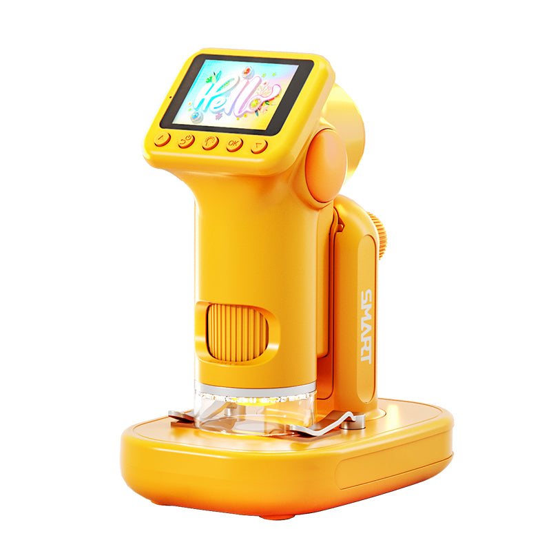 Load image into Gallery viewer, JJRC Children’s HD Digital Microscope - Dual Mode Handheld & Desktop Science Experiment Kit, 1080P Photo/Video, Adjustable Focus & Zoom, Educational STEM Toy for Boys & Girls