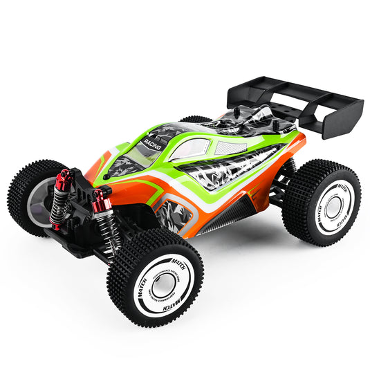 GUOKAI 1/16 The large tire High-speed Remote control Off-Road Vehicle, Adopts Four-Drive Force with Brushed Motor, Strong Power easy to deal with Various Terrains