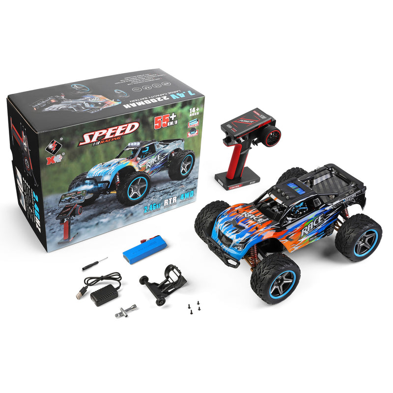 Load image into Gallery viewer, WLtoys 1/10 Scale RC Car 4WD 55KM/H Brushless 4WD 2.4G Remote Control RC Truck Model 104019