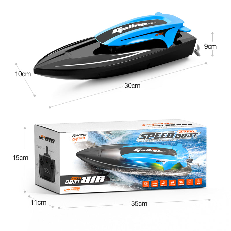 Load image into Gallery viewer, YiLe No.816 RC Boat 2.4G 20km/h High Speed Remote Control Boat With Lights