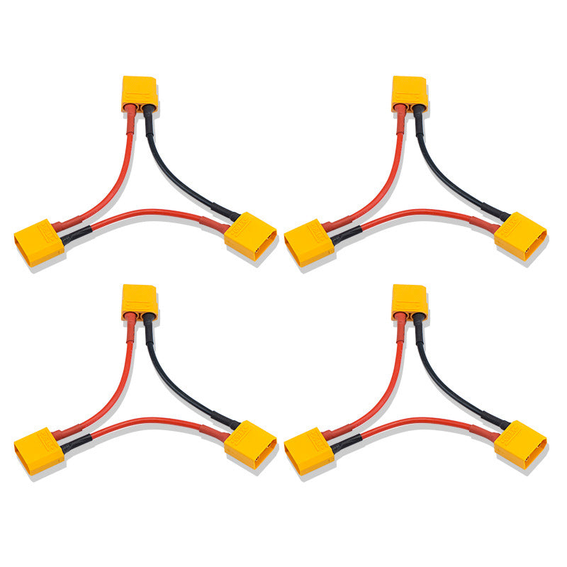 Load image into Gallery viewer, XT90 1 Female to 2 Males Adapter Lead with Silicone Cable for RC Battery Helicopter Quadcopter