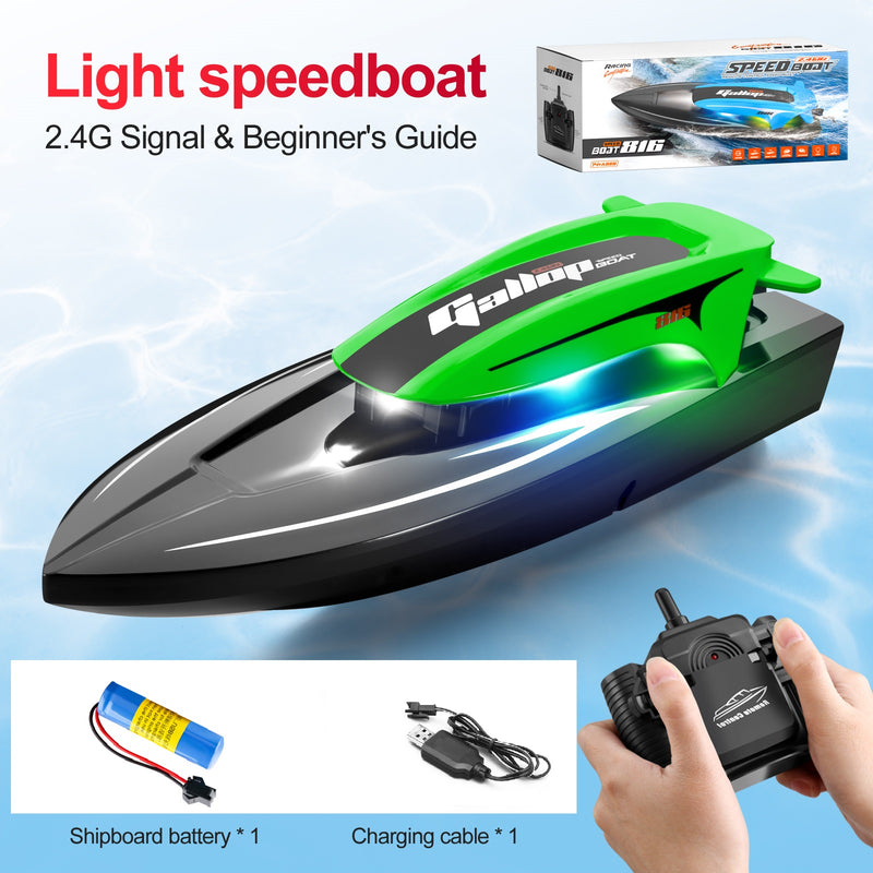 Load image into Gallery viewer, YiLe No.816 RC Boat 2.4G 20km/h High Speed Remote Control Boat With Lights