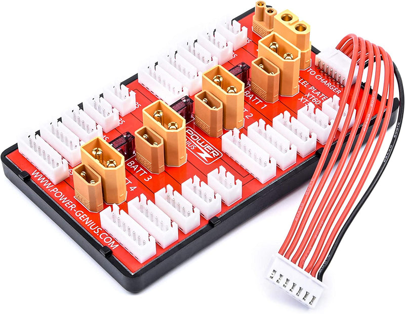 Load image into Gallery viewer, 2 in 1 XT30 XT60 Lipo Battery Parallel Charging Board 2S-6S RC Lipo Battery Charge Plate