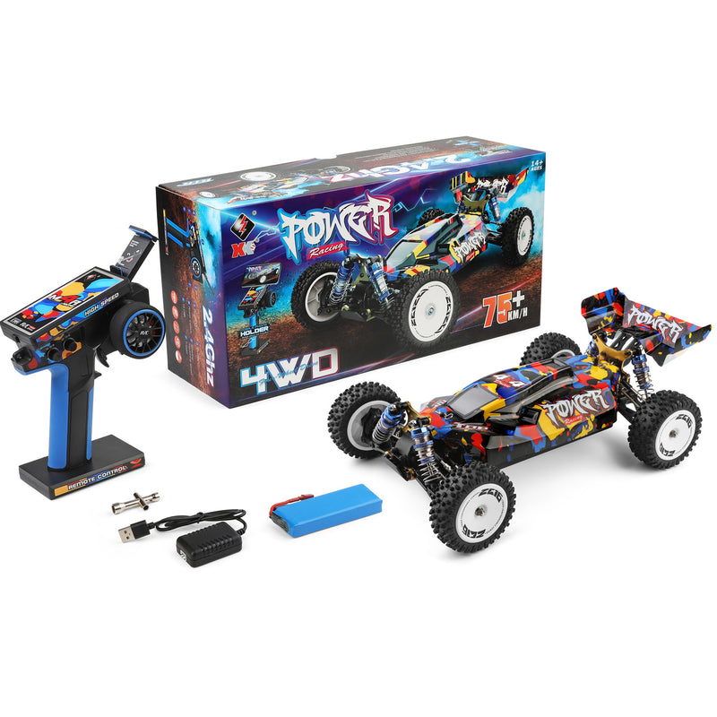 Load image into Gallery viewer, WLtoys 1/12 Scale RC Car 4WD 75KM/H High Speed Brushless 2.4G Remote Control RC Car Model 124007
