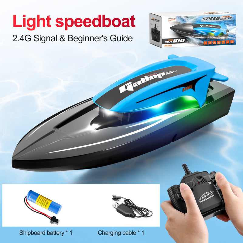 Load image into Gallery viewer, YiLe No.816 RC Boat 2.4G 20km/h High Speed Remote Control Boat With Lights