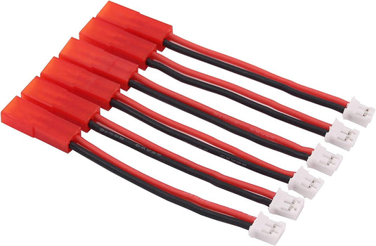 6pcs JST to PH 2P for E-Flite 120 SR to Blade mCP-X (Ultra Micro) Lipo Battery Adapter Cables(C56-6)