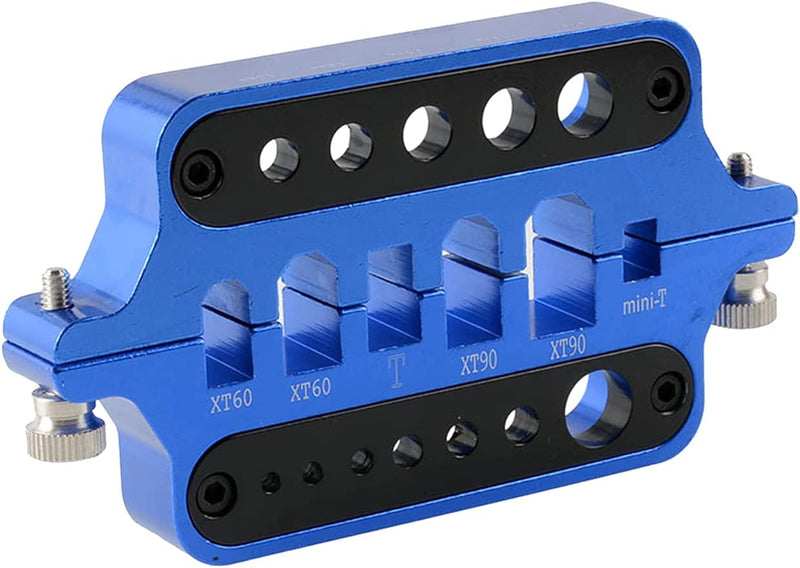 Load image into Gallery viewer, Aluminum Welding Soldering Insulate Station Jig RC Tools for XT60 XT90 Deans T Banana Plug Connector