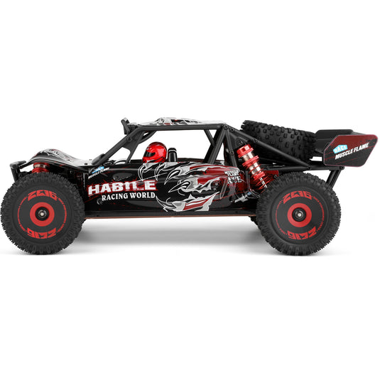 WLtoys 1/12 Scale RC Car 4WD 75KM/H High Speed Brushless 2.4G Remote Control RC Car Model 124016