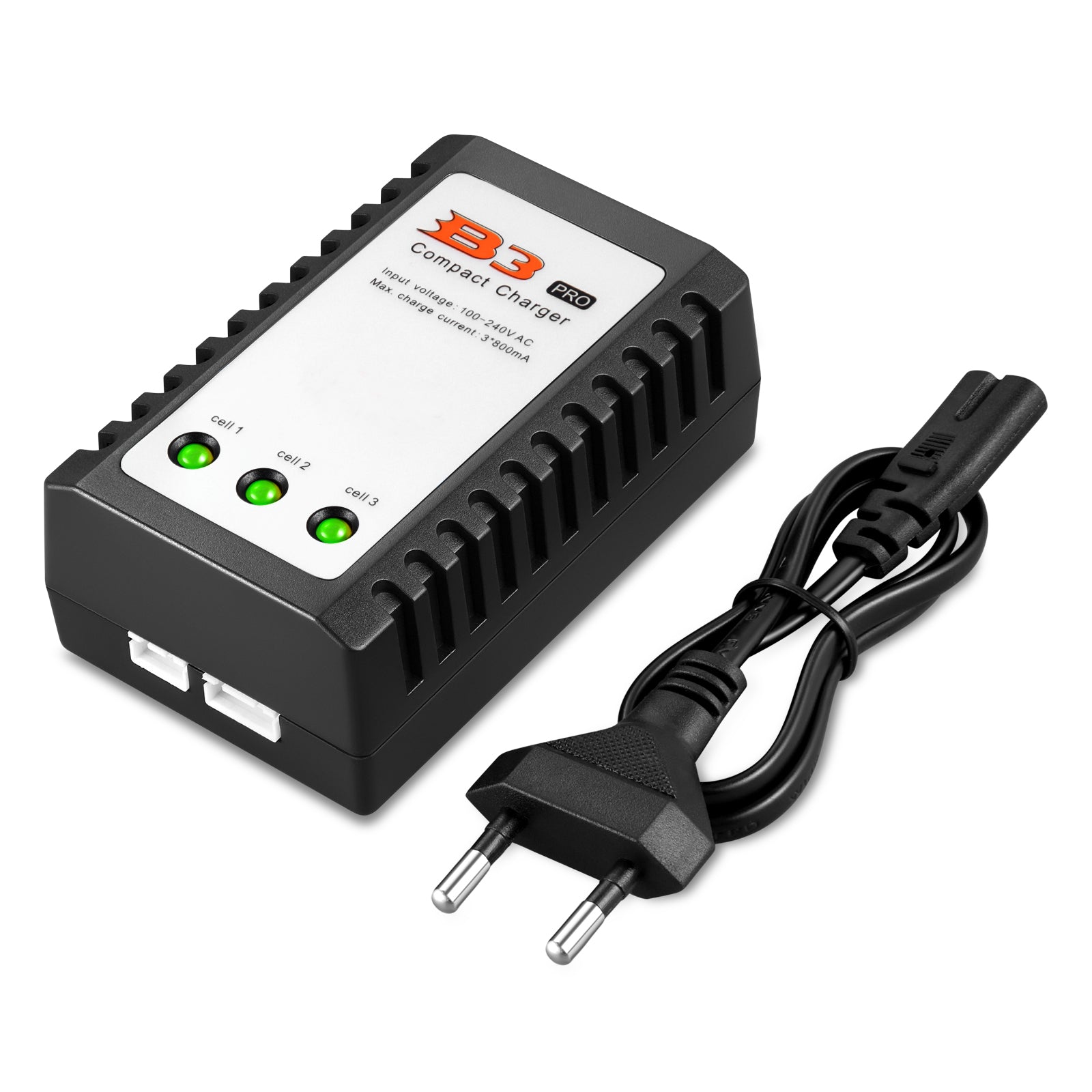 B3 Lipo Charger 10W 800mAh Balance Charger for 2S-3S Lithium