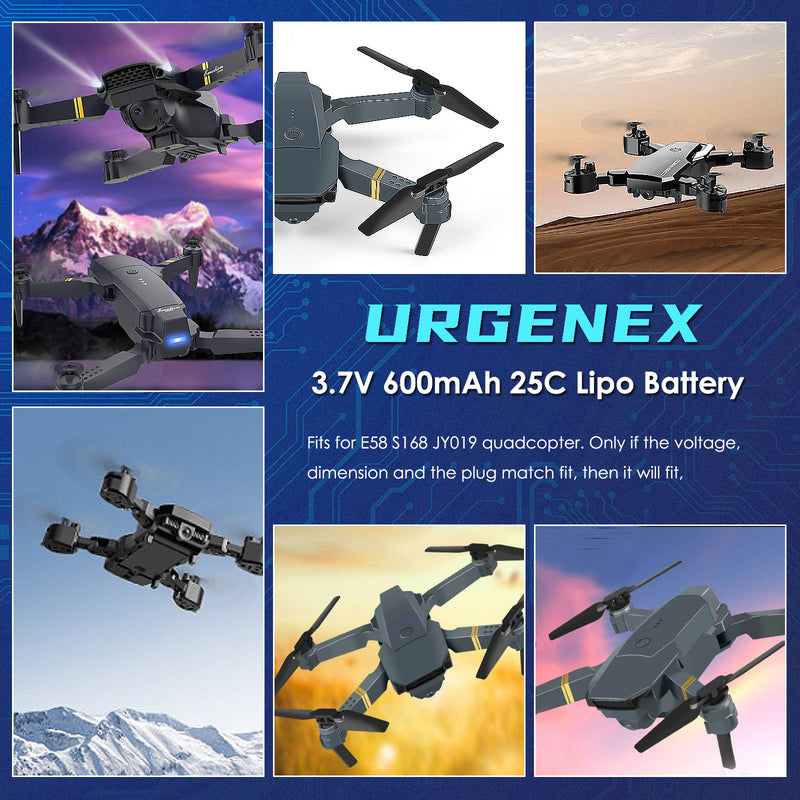 Load image into Gallery viewer, E58 Lipo Battery 3.7V 600mAh for E58 RC Drone
