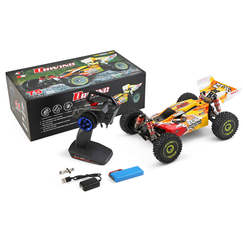 Load image into Gallery viewer, WLtoys 144010 4WD 75KM/H High Speed RC Car Truck Brushless