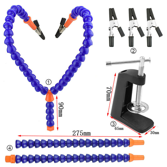 4 Flexible Soldering Helping Hand Arms Soldering Tool for DIY Soldering ,Assembly, Repair, Modeling, Hobby