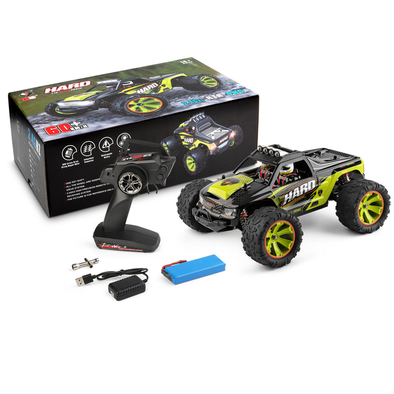 Load image into Gallery viewer, WLtoys 144002 4WD 50KM/H High Speed RC Car Truck Brushed 1/14 Scale