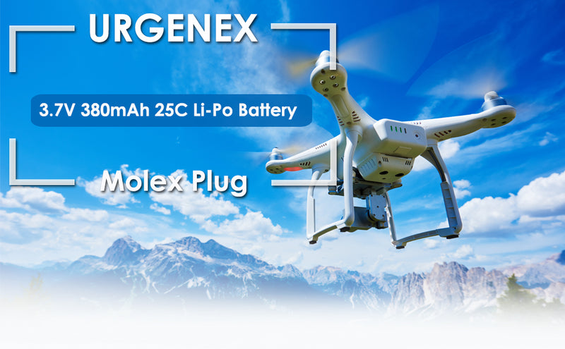 Load image into Gallery viewer, 3.7V 380mAh RC Drone Battery Fit for SYMA RC Drone with Molex Plug