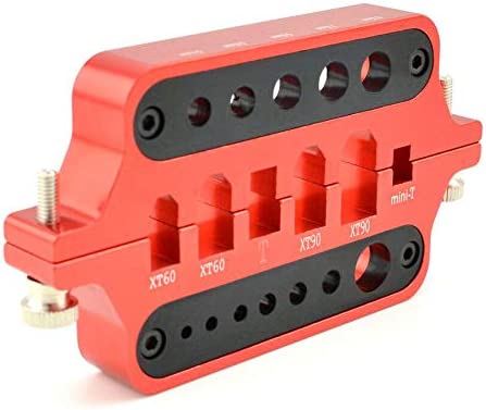 Load image into Gallery viewer, Aluminum Welding Soldering Insulate Station Jig RC Tools for XT60 XT90 Deans T Banana Plug Connector