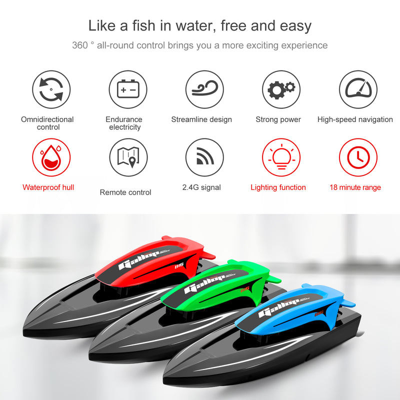 Load image into Gallery viewer, YiLe No.816 RC Boat 2.4G 20km/h High Speed Remote Control Boat With Lights