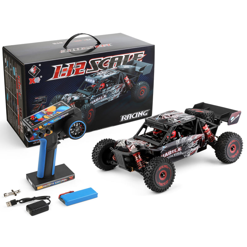 Load image into Gallery viewer, WLtoys 1/12 Scale RC Car 4WD 75KM/H High Speed Brushless 2.4G Remote Control RC Car Model 124016