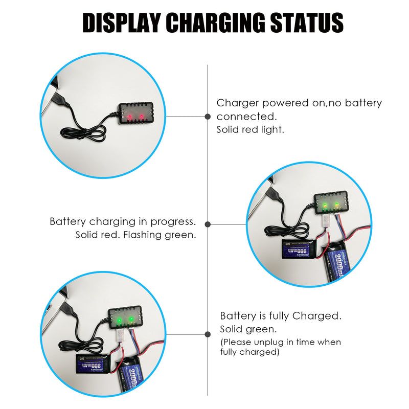Load image into Gallery viewer, WLtoys RC Battery- 7.4V 1600mAh with Deans T Plug 35C