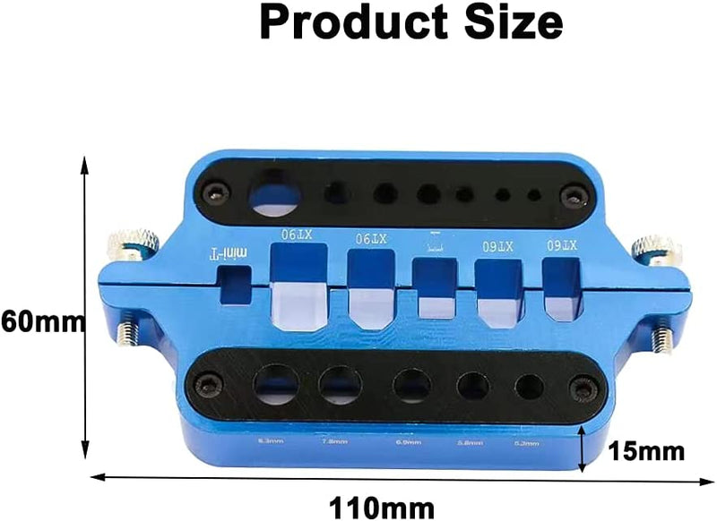 Load image into Gallery viewer, Aluminum Welding Soldering Insulate Station Jig RC Tools for XT60 XT90 Deans T Banana Plug Connector