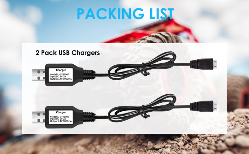 Load image into Gallery viewer, URGENEX 2S 7.4V 1A USB Battery Charger with XH-3P Connector