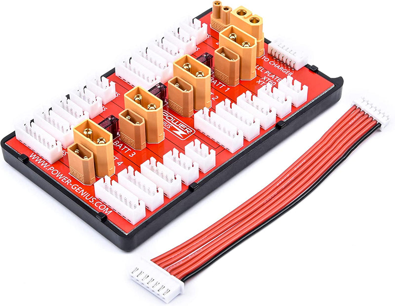 Load image into Gallery viewer, 2 in 1 XT30 XT60 Lipo Battery Parallel Charging Board 2S-6S RC Lipo Battery Charge Plate
