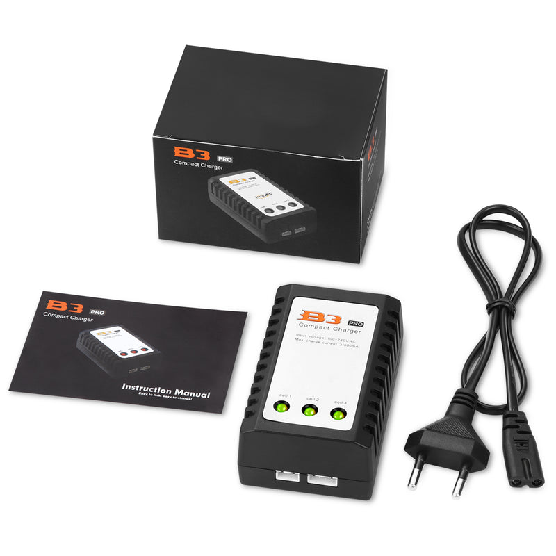 Load image into Gallery viewer, B3 Lipo Charger 10W 800mAh Balance Charger for 2S-3S Lithium Batteries 7.4V-11.1V Lithium Battery Balance Charger B3 Pro