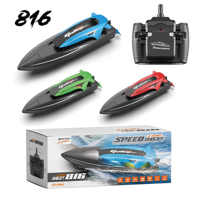 Load image into Gallery viewer, YiLe No.816 RC Boat 2.4G 20km/h High Speed Remote Control Boat With Lights