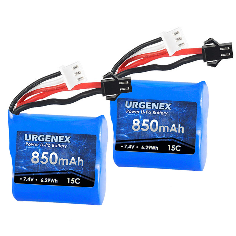 Load image into Gallery viewer, Skytech H100 H102 RC Boats Battery - 850mAh 7.4V with SM-2P Plug